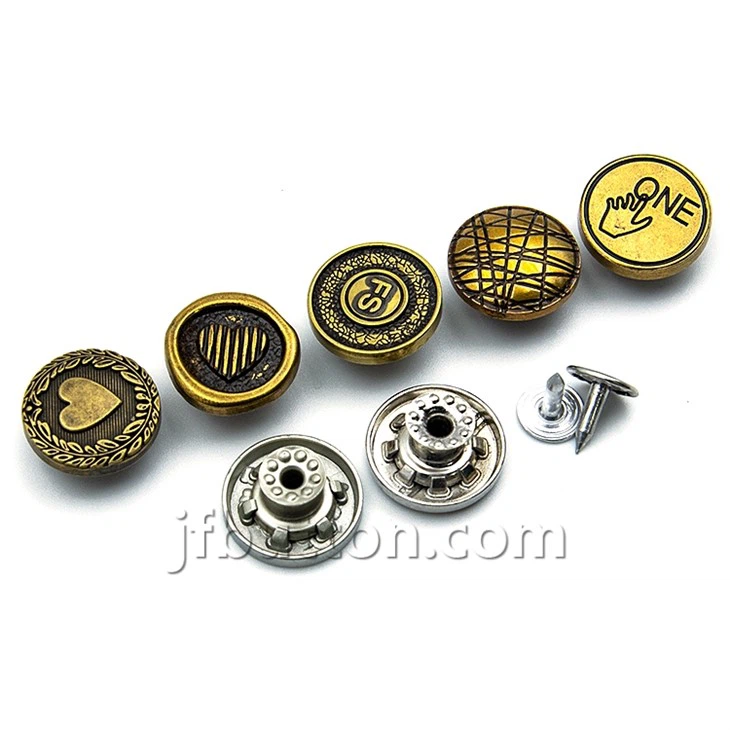 Metal Buttons for Jeans