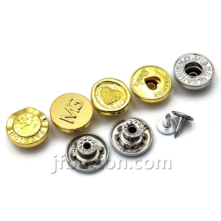 Metal Buttons for Jeans