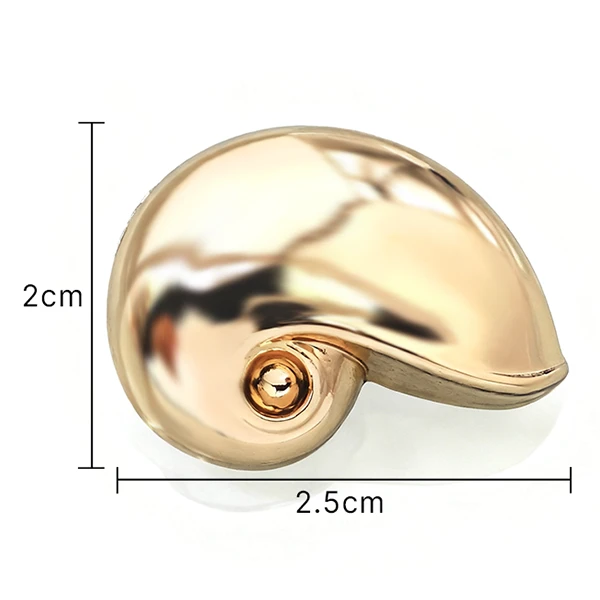 Metal Conch Shape Shank Button suppliers