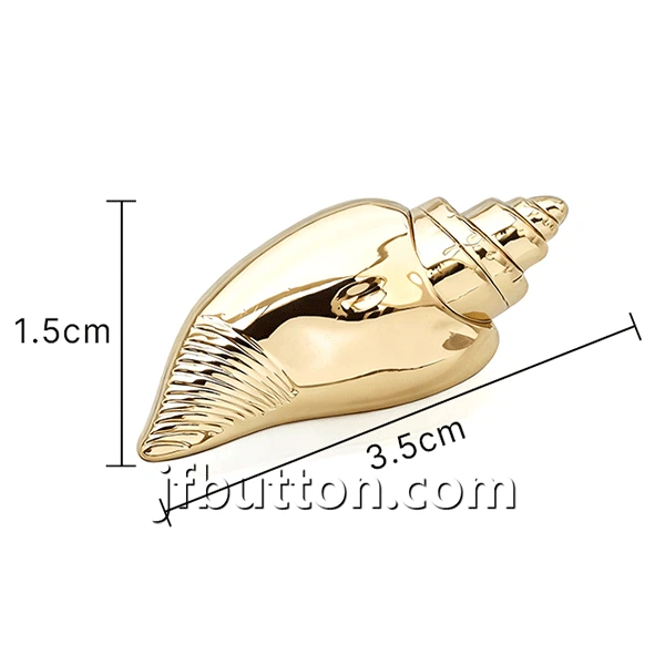 Mini Gold Conch Button suppliers