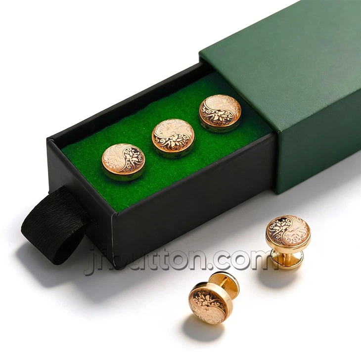 Round Baju Melayu Studs factory