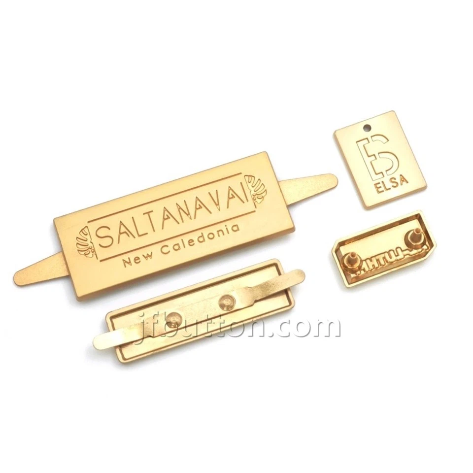 Metal Label Clothing Tags